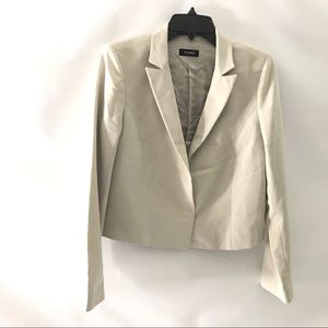 Max&Co. Women Blazer Jacket Size 4 US Ivory Career Work Business Office Italian